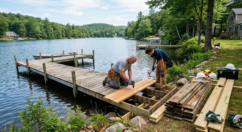 Dock Wood Replacement in Overland Park, KS
