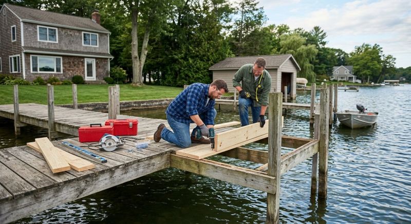 Dock Wood Replacement in Overland Park, KS