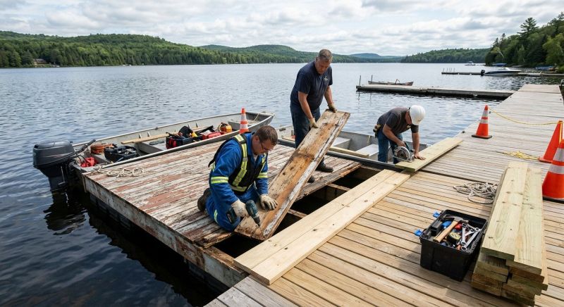 Dock Wood Replacement in Kansas City, KS