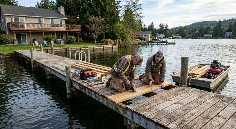 Dock Wood Replacement in Kansas City, KS