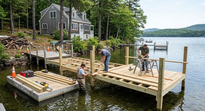 Pond Dock Construction in Kansas City, MO