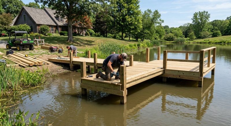 Pond Dock Construction in Littleton, CO
