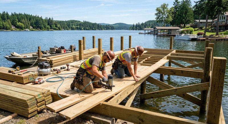 Pond Dock Construction in Denver County, CO