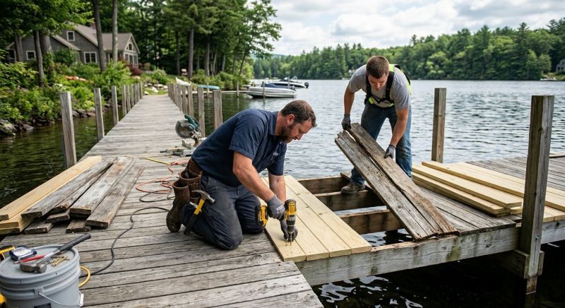 Wood Dock Repair in Littleton, CO